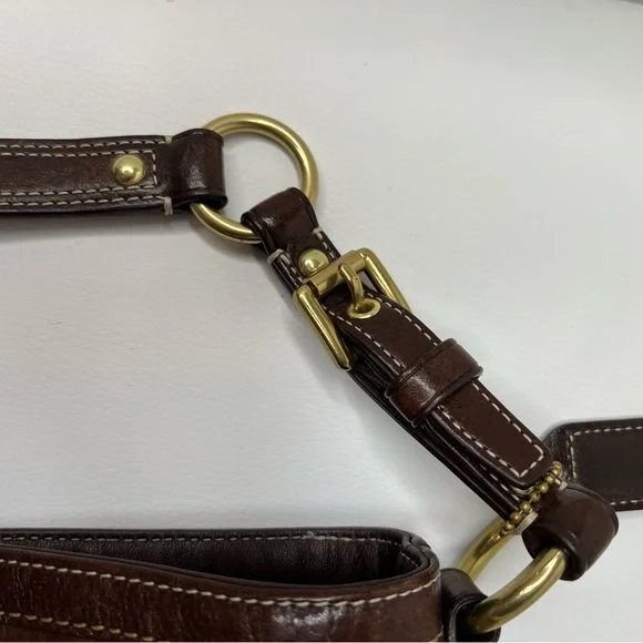 Large Vintage Rare Coach Patchwork Tote - Picture 8 of 16